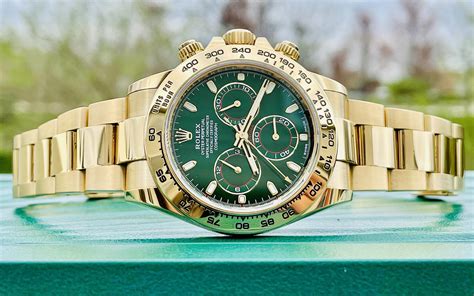 rolex daytona 116508 gold green|john mayer daytona price.